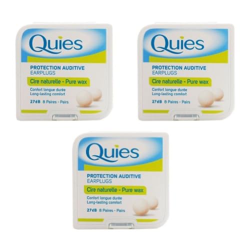 Boules Quies Protection Auditive Earplugs, Made in France Caswell-Massey Pure WAX 24 pairs ear plugs image